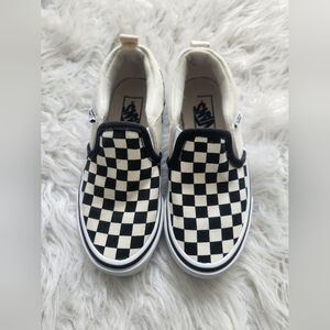 Kids Checkered Vans size 12